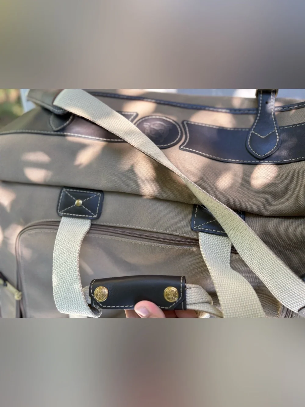 Eddie Bauer X Ford Mulholland Brothers Duffle Bag Travel Canvas Overnight Work
